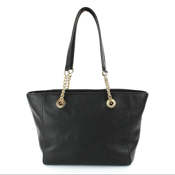 Coach Pebble Leather TurnLock Tote with Gold Hardware - Picture 2 of 4